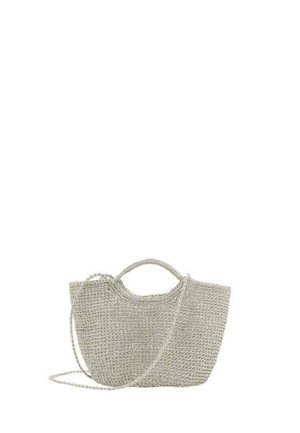 Handbag - silver-coloured
