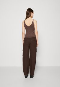 ONLY ONLLINA - Topp - chocolate brown