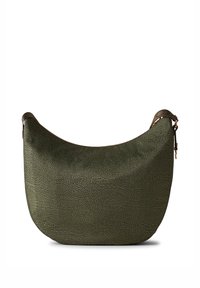 Borbonese LUNA MEDIUM CON ZIP - Sac bandoulière - military green