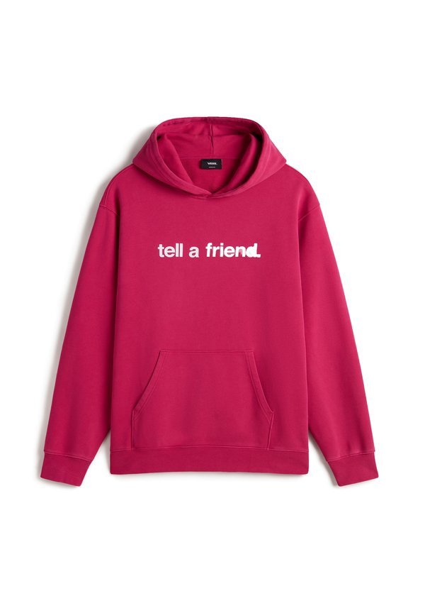 TELL A FRIEND LOOSE FIT HOODIE - Kapuzenpullover - cherries jubilee