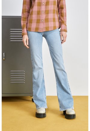 Flared Jeans - light-blue denim