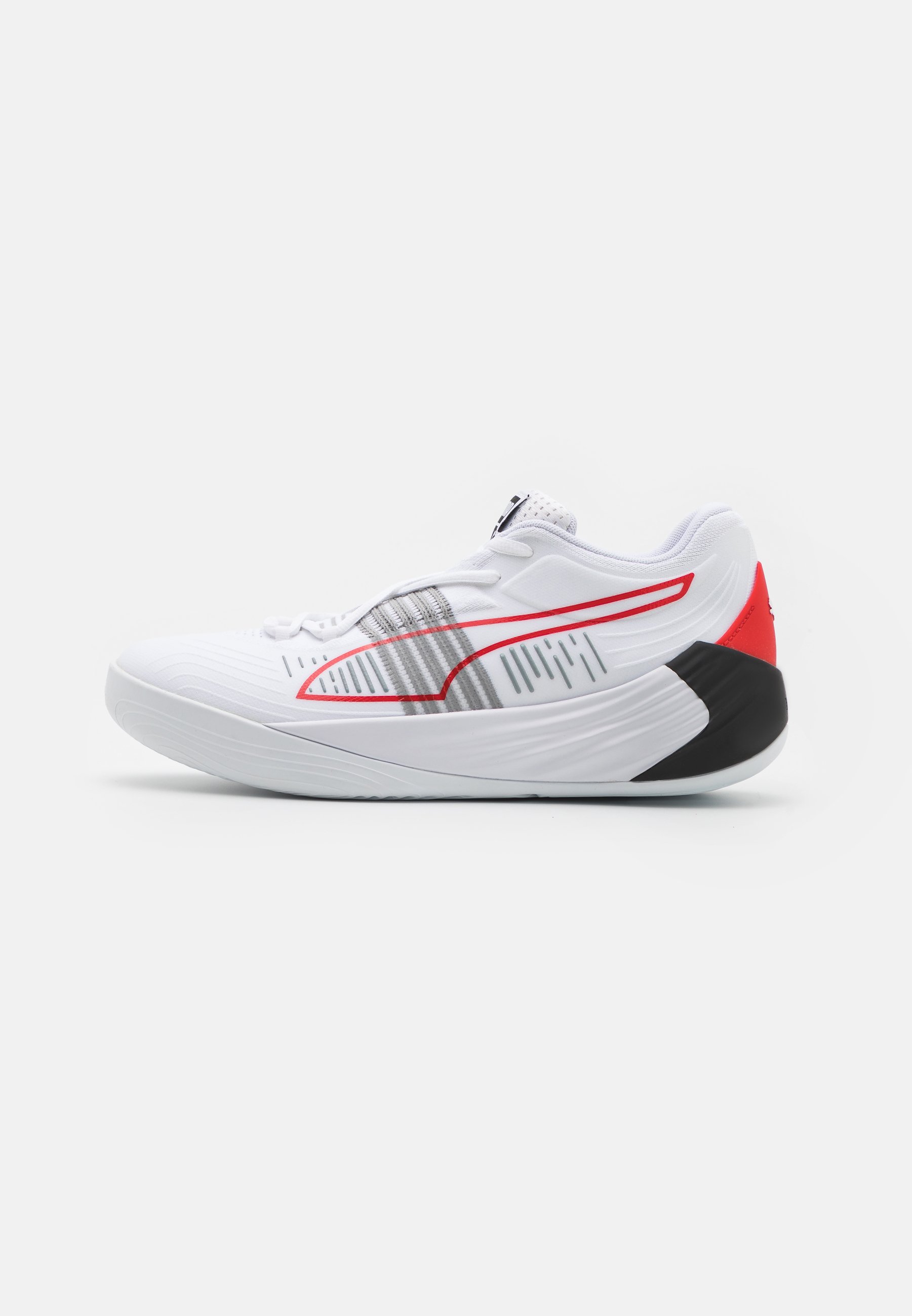 puma white with red stripe
