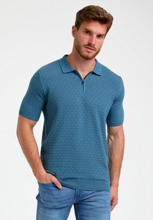 Gabbiano WITH ZIPPER - Polosärk - petrol