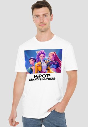 K-POP DEMON HUNTERS - HEROIC HUNTRIX - Print T-shirt - white