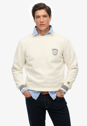 Superdry ATHLETIC CLUB CREW - Sweatshirt - off white