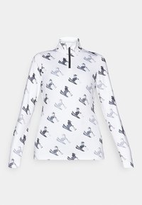 VIVID 1/2 ZIP - Μπλούζα με μακριά μανίκια - white