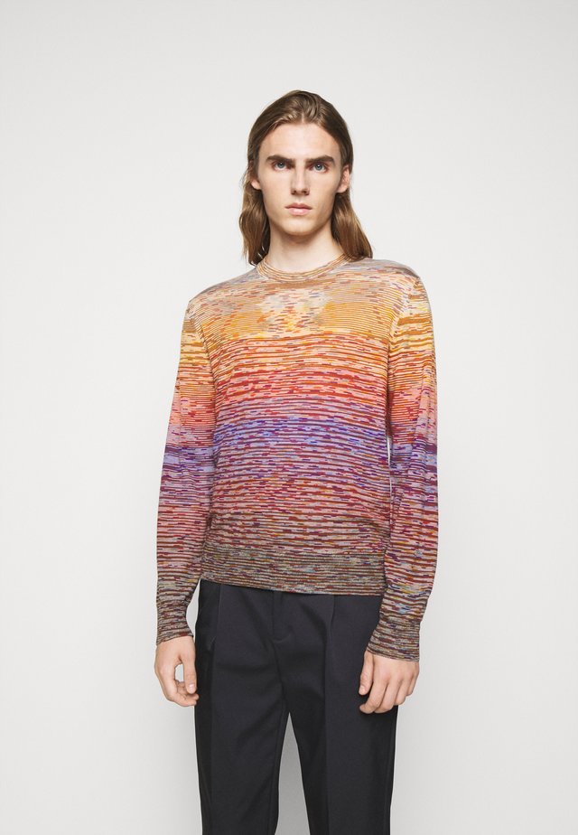 LONG SLEEVE CREW NECK - Strikkegenser - multi-coloured