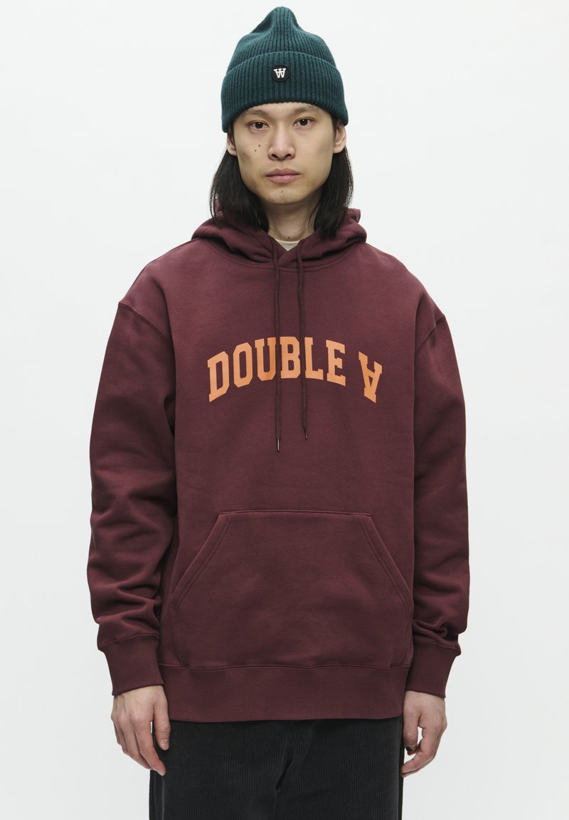 DOUBLE A BY W.W. JAMES AAARC  - Kapuzenpullover - decadent chocolate