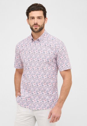 Eterna SEERSUCKER MODERN FIT - Skjorter - rot
