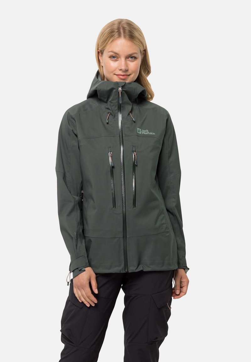 Jack Wolfskin KAMMWEG  - Regenjas - slate green