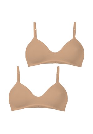 PACK OF 2 PAIRS - Triangle bra - ma naturale