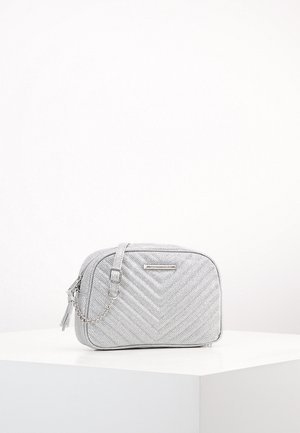 Borsa a tracolla - silver-coloured