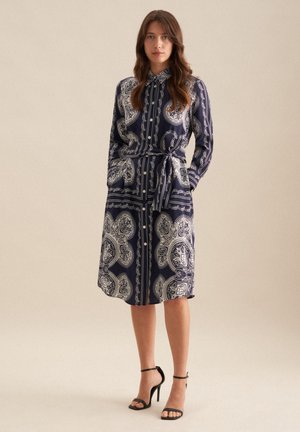REGULAR - Shirt dress - dark blue