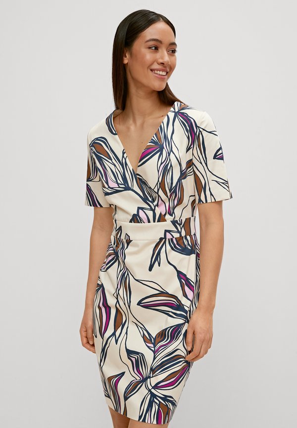 MIT FLORALEM MUSTER - Etuikleid