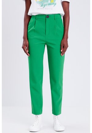 CITY MIT KAROTTE - Pantalon classique - vert