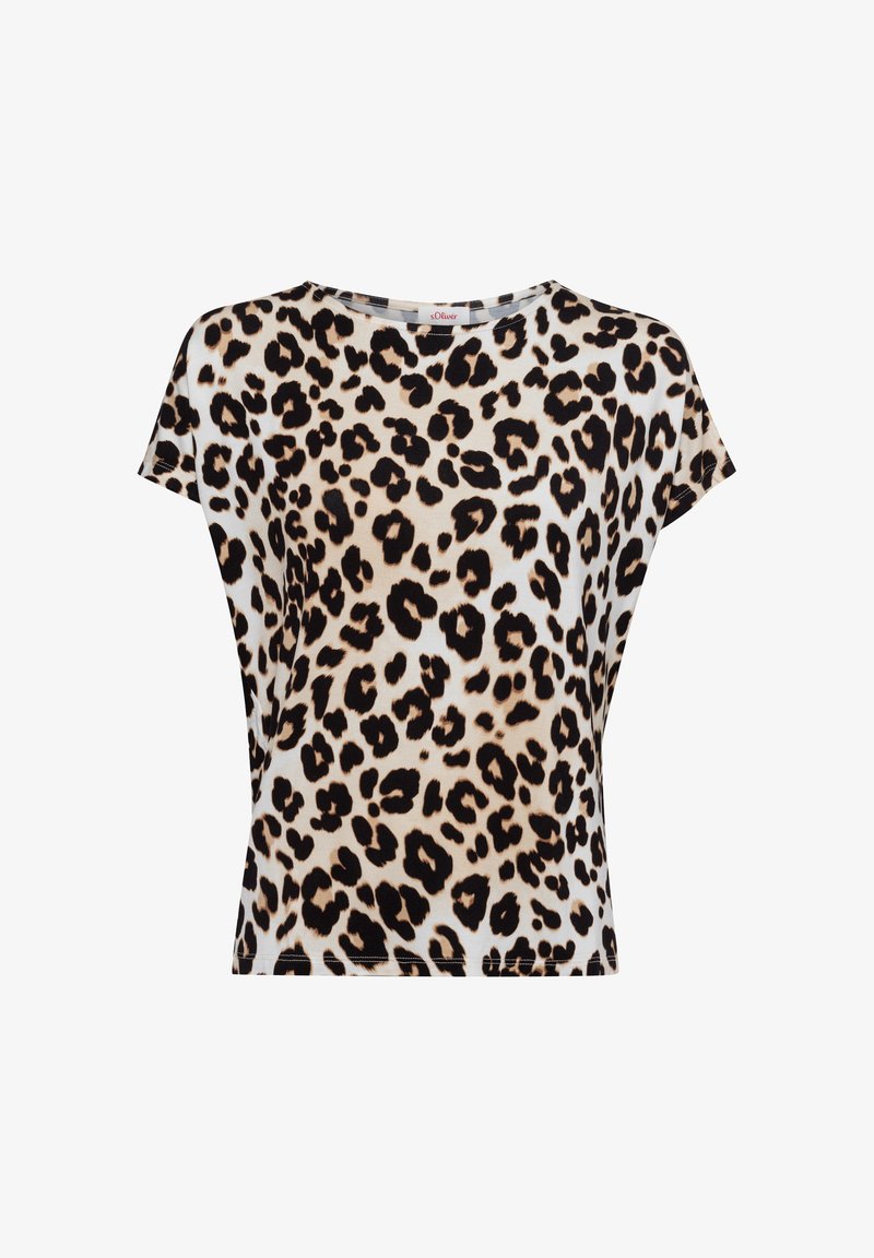 s.Oliver T-Shirt print - beige
