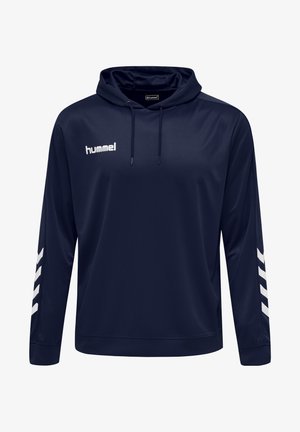 Hummel HMLPROMO POLY HOODIE - Luvtröja - marine