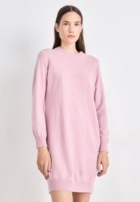 GANT DRESS - Abito in maglia - dusty pink