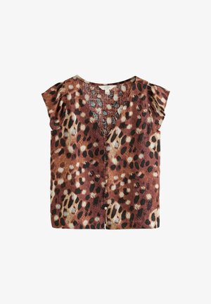 Next, Bluse - deer print
