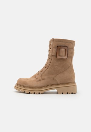 Tamaris Platform ankle boots - beige