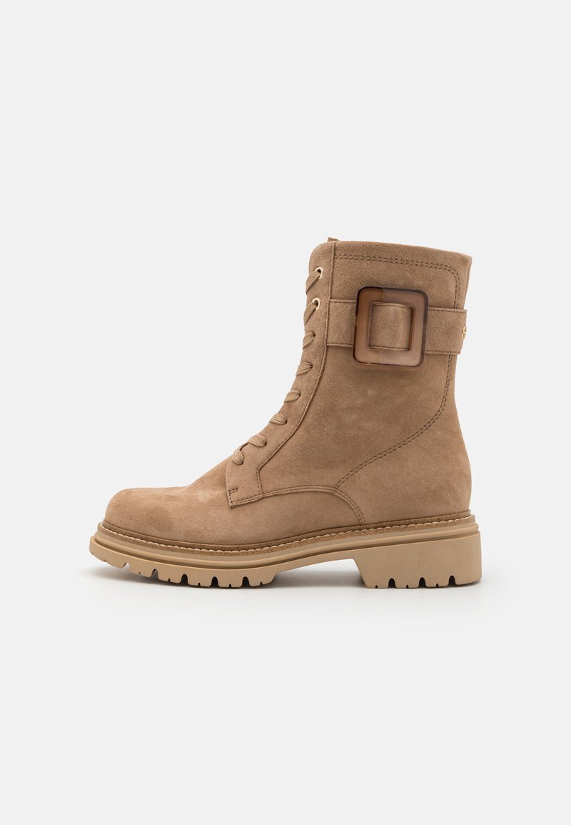Tamaris Botine cu platformă - beige