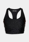 RACERBACK LONG LINE BRA - Sports-BH-er med lett støtte - night cat black