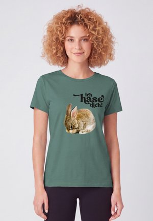 watapparel, ICH HASE DICH! - T-shirt print - green bay