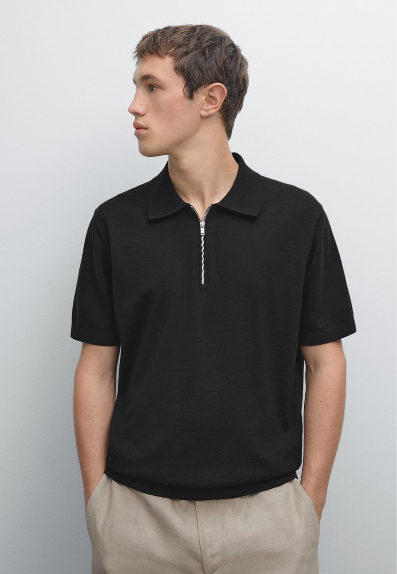 Massimo Dutti - Polo - black, Ingrandire