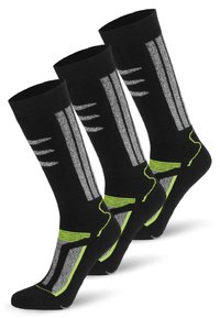Normani KNEE HIGH THERMAL SKI 3 PACK - Overkneestrümpfe - limette