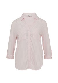RAYÉ À POCHES PLAQUÉES - Button-down blouse - zartrosa