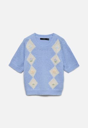 Vero Moda, VMMADDEN O NECK - T-shirt imprimé - brunnera blue