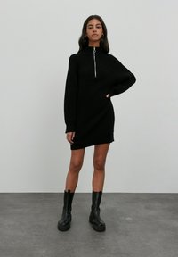 EDITED Strickkleid - schwarz
