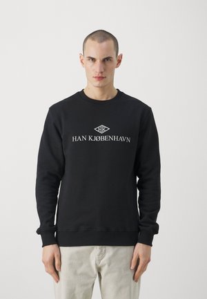 Han Kjøbenhavn LOGO REGULAR CREWNECK UNISEX - Sweater - black