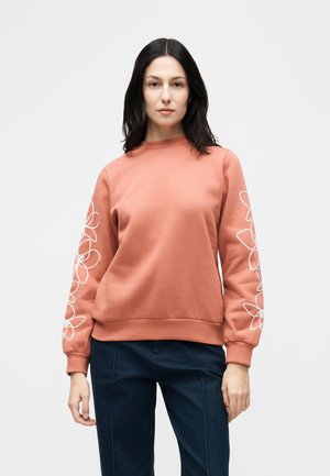 Bluză de molton - canyon rose/bright white