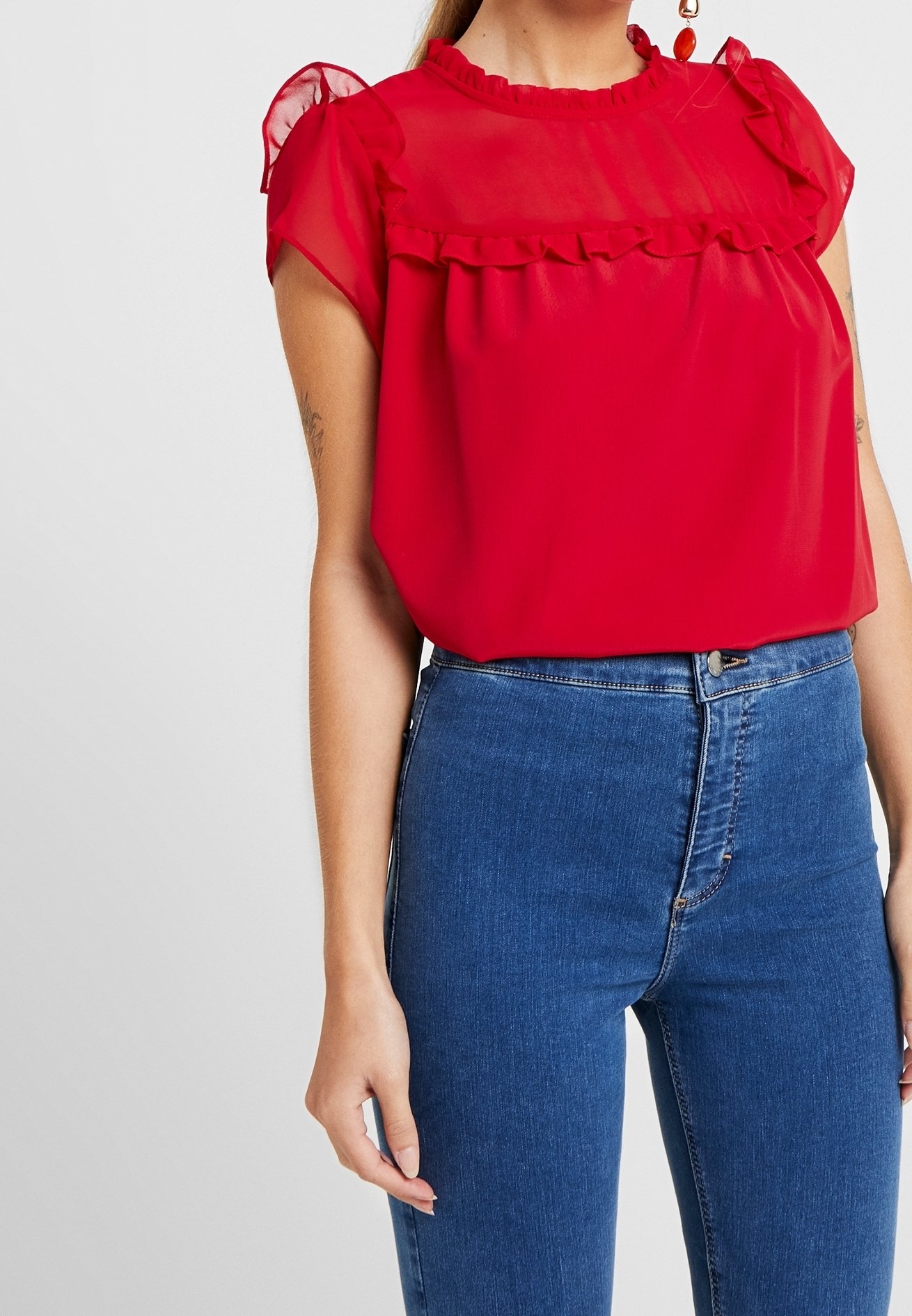 dorothy perkins ruffle top