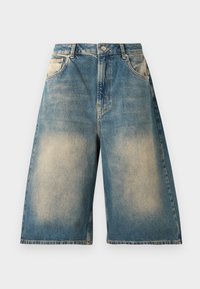 TROUSERS - Lühikesed teksad - blue