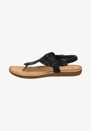 T-bar sandals - zwart