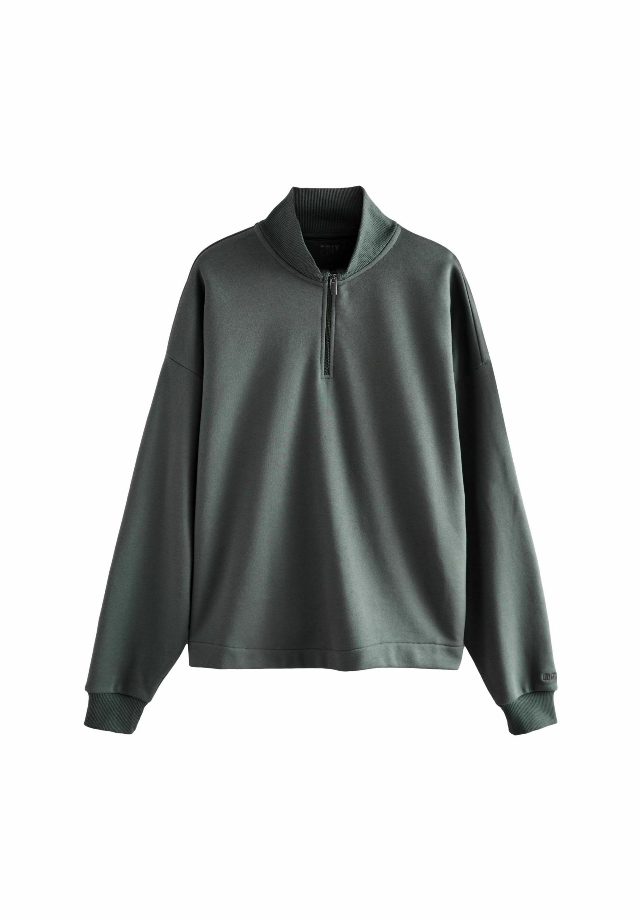 soonerorlater sol × FUC zip up foodid Hollister Co. BRANDED EASY - Zip-up sweatshirt - grey - Zalando