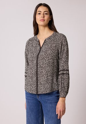 Street One LEO-MIT TAPE-DETAILS - Blůza - braun