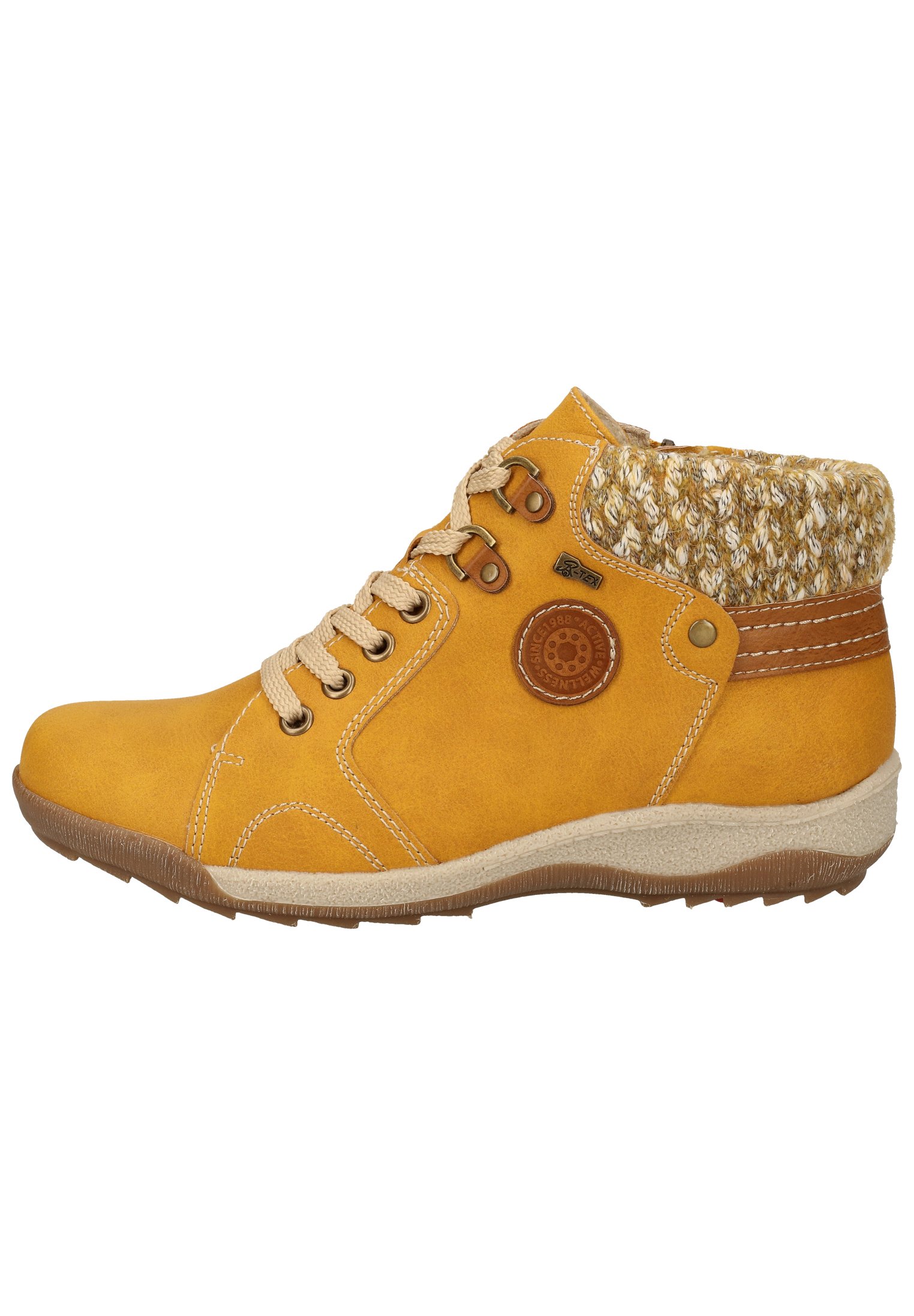 Relife Lace Up Ankle Boots Jaune Yellow Zalando De