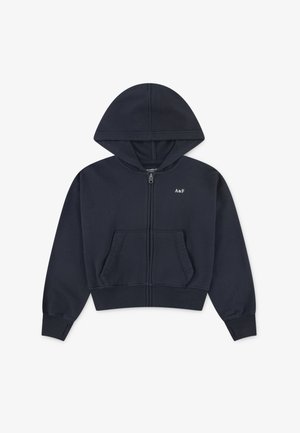 Abercrombie & Fitch ESSENTIAL FULL ZIP HOODIE - Sudadera con cremallera - anthracite