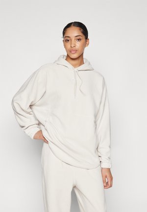 Nike Performance ONE HOODIE POLAR - Džemperis ar kapuci - orewood/white