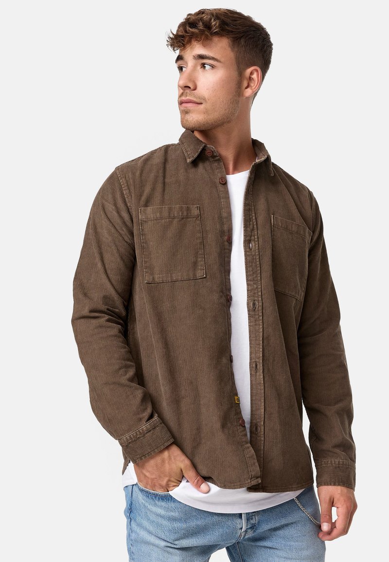 INDICODE JEANS THYGE - Shirt - demitasse