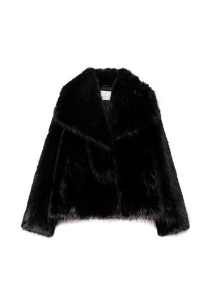 Stradivarius CROPPED - Zimska jakna - black