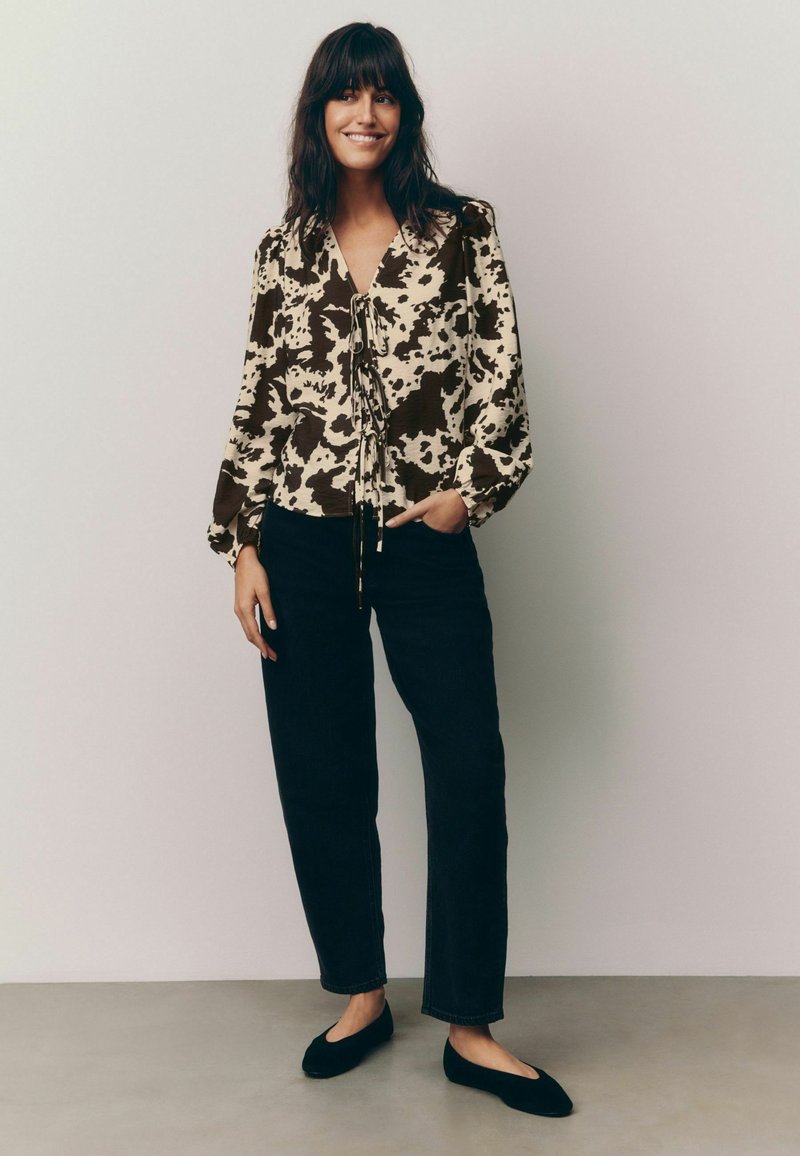 Chemise à Imprimé Animalier Beige-corallo Imperial - Femme | Place des