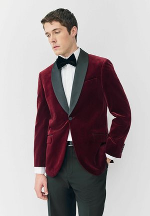 REGULAR FIT - SIGNATURE PONTOGLIO ITALIAN WITH SHAWL LAPEL  - Sako - burgundy red
