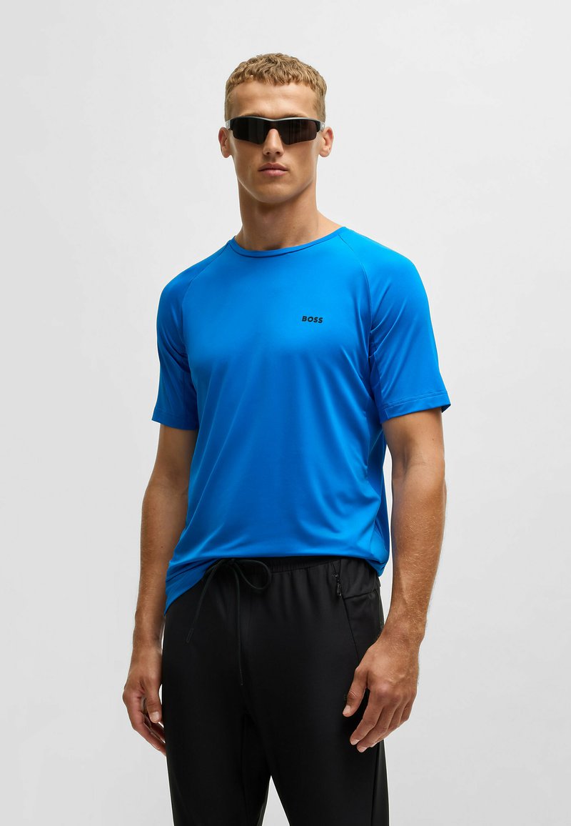 BOSS ACTIVE - Basic T-shirt - open blue one/blue - Zalando.ie