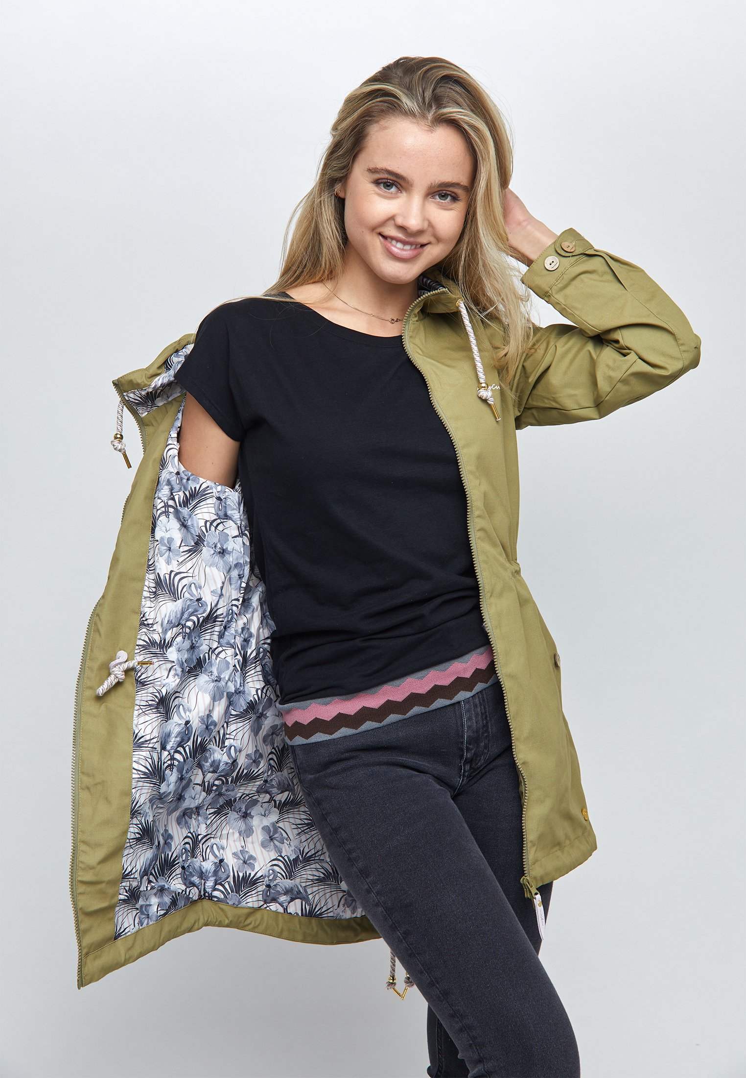 Mazine LIBRARY LIGHT Parka light olive Zalando.at Mazine LIBRARY LIGHT Parka light olive Zalando.at