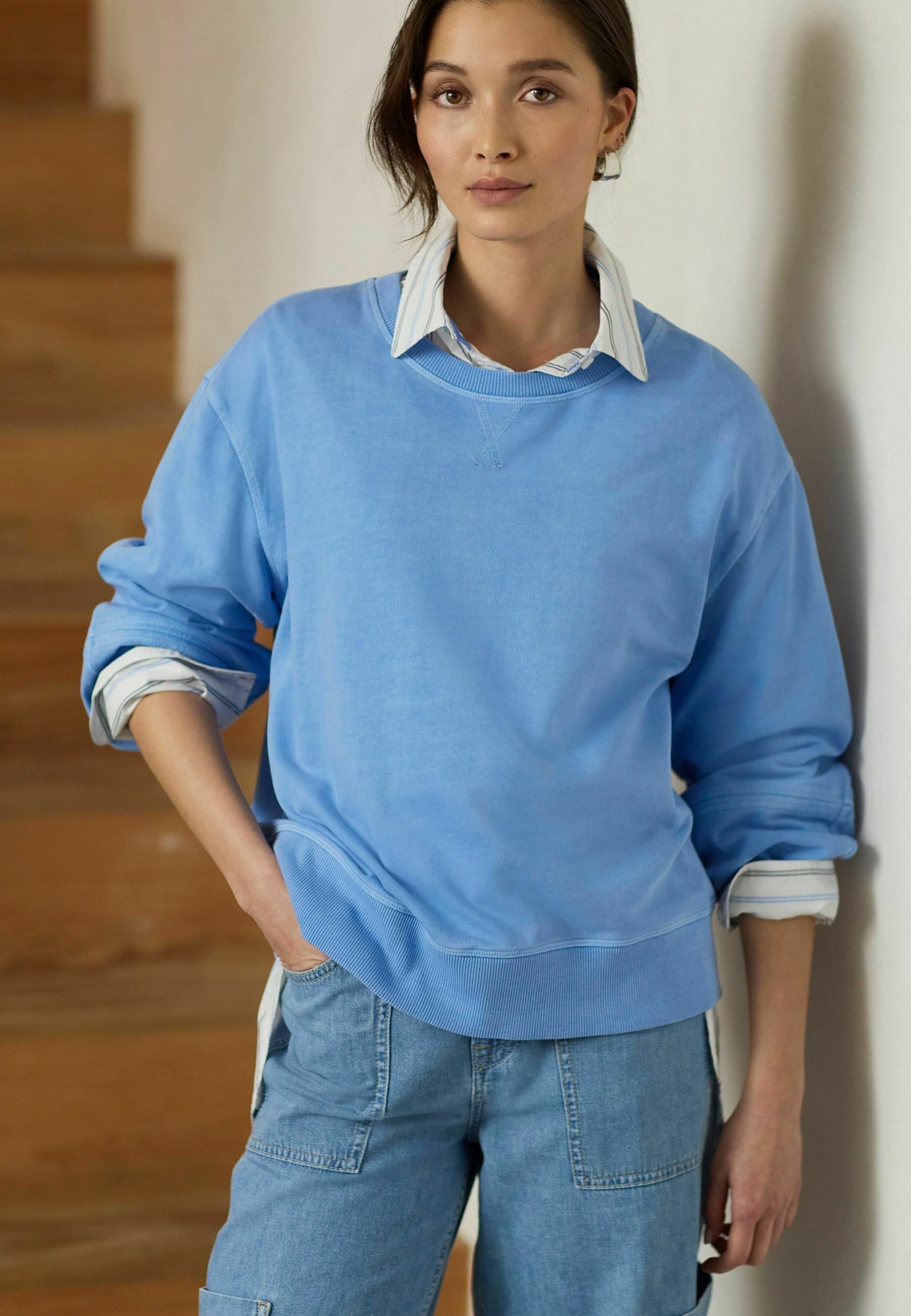 NEXT Sweatshirt & Jogginghose 2er-Pack - Bequeme Loungekleidung Für Kinder In Chocolate Brown/Blue