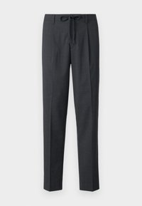 SLH190-REG TAPERED LEROY PLEAT PANT  - Nadrágok - dark navy checkschecks